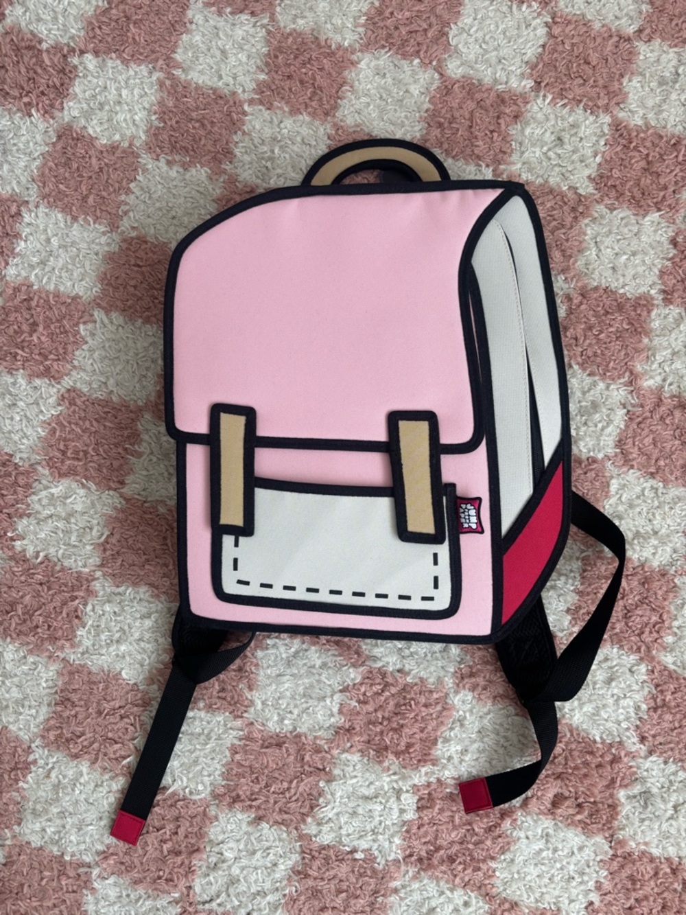 Classic Spaceman Cartoon Backpack – Fun 2D Bag JumpFromPaper - Picture 11 of 16